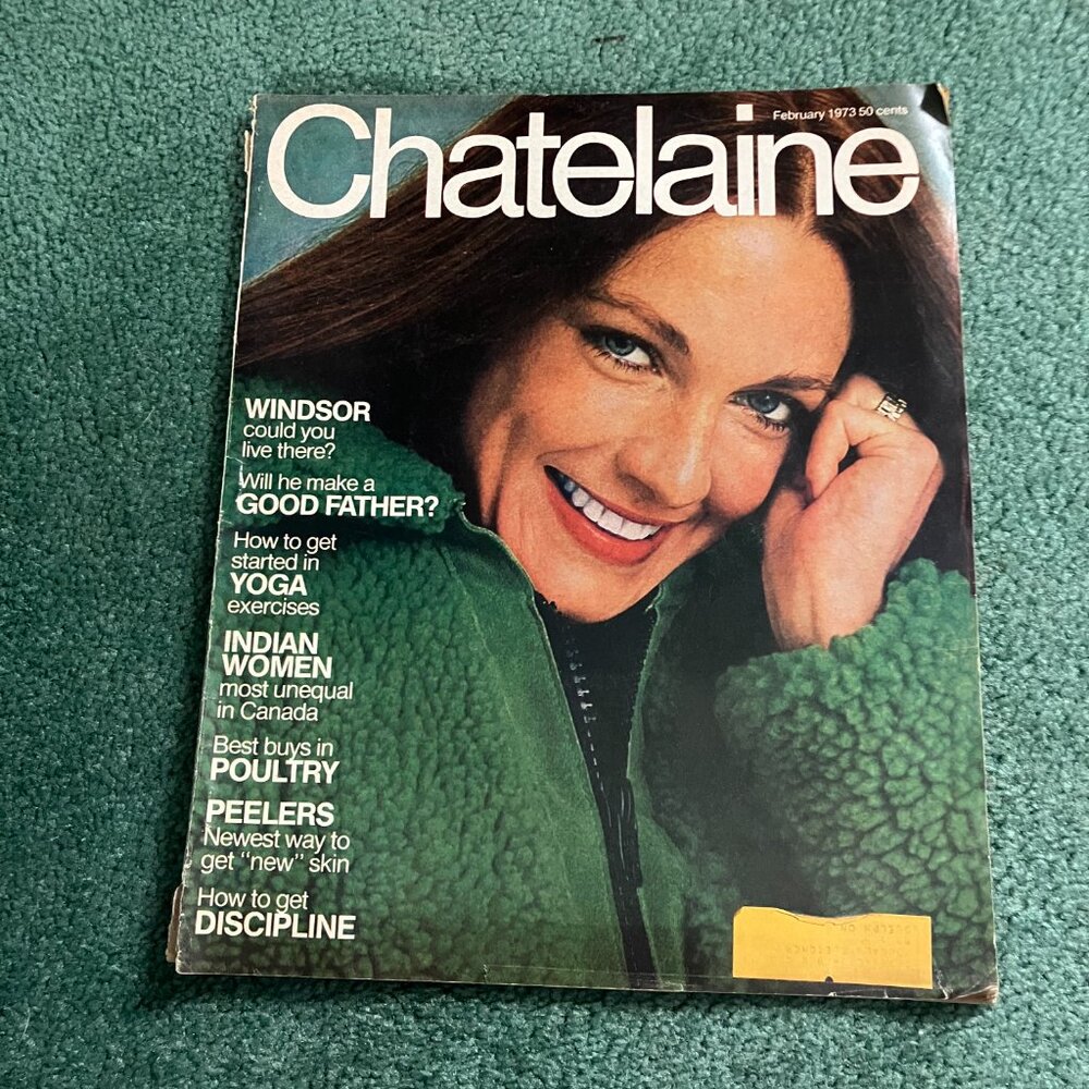 Vintage Chatelaine Magazine February 1973